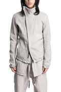 69 by Isaac Sellam | SS26 - Structured cotton high neck jacket, Alu ASYMETRIQUE