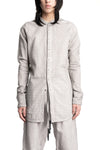 69 by Isaac Sellam | SS26 - Structured cotton mandarin collar shirt, Alu DANDY