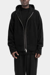 Andrea Ya'Aqov | AW25 - Oversized cashmere zip hoodie, 25MCASH29