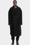 Andrea Ya'Aqov AW25 - Oversized double breasted wool coat
