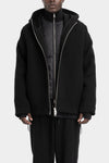  Andrea Ya'Aqov | AW25 - Oversized down lined hooded jacket, 25MTEM19
