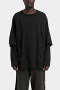 Andrea Ya'aqov | AW25 - Oversized double sleeve tee 25MGUW59