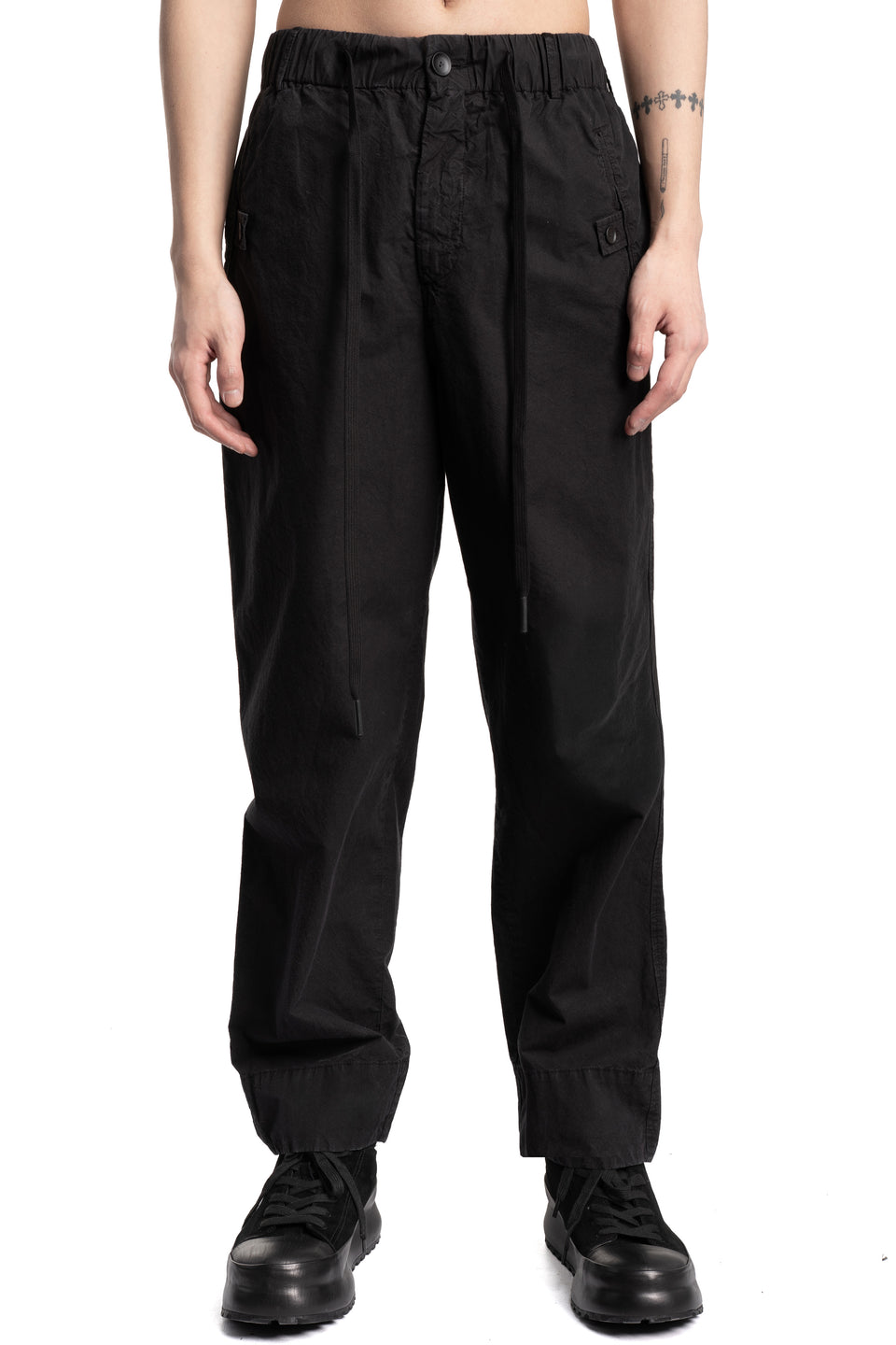 Cotton poplin pants