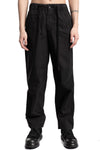 Andrea Ya'aqov | SS26 - Wide cotton poplin pants, Black 26MPAP24