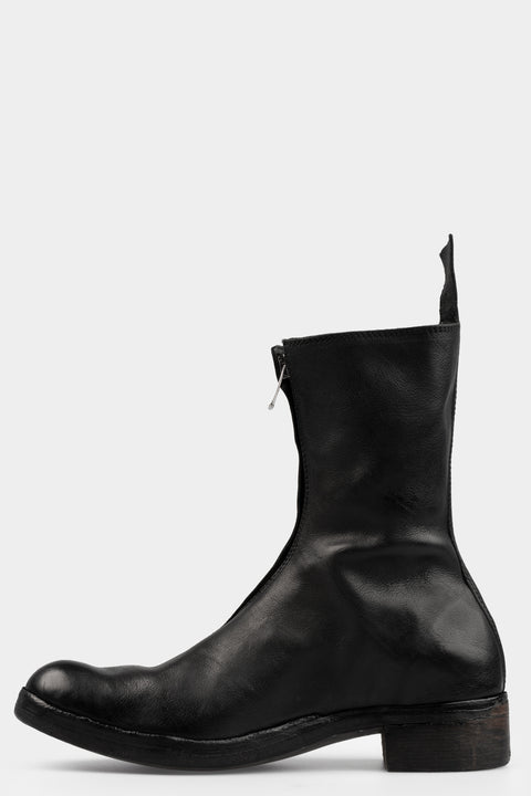 Atadep Itterom | Diagonal zip wild horse leather boots