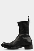 Atadep Itterom | Diagonal zip wild horse leather boots