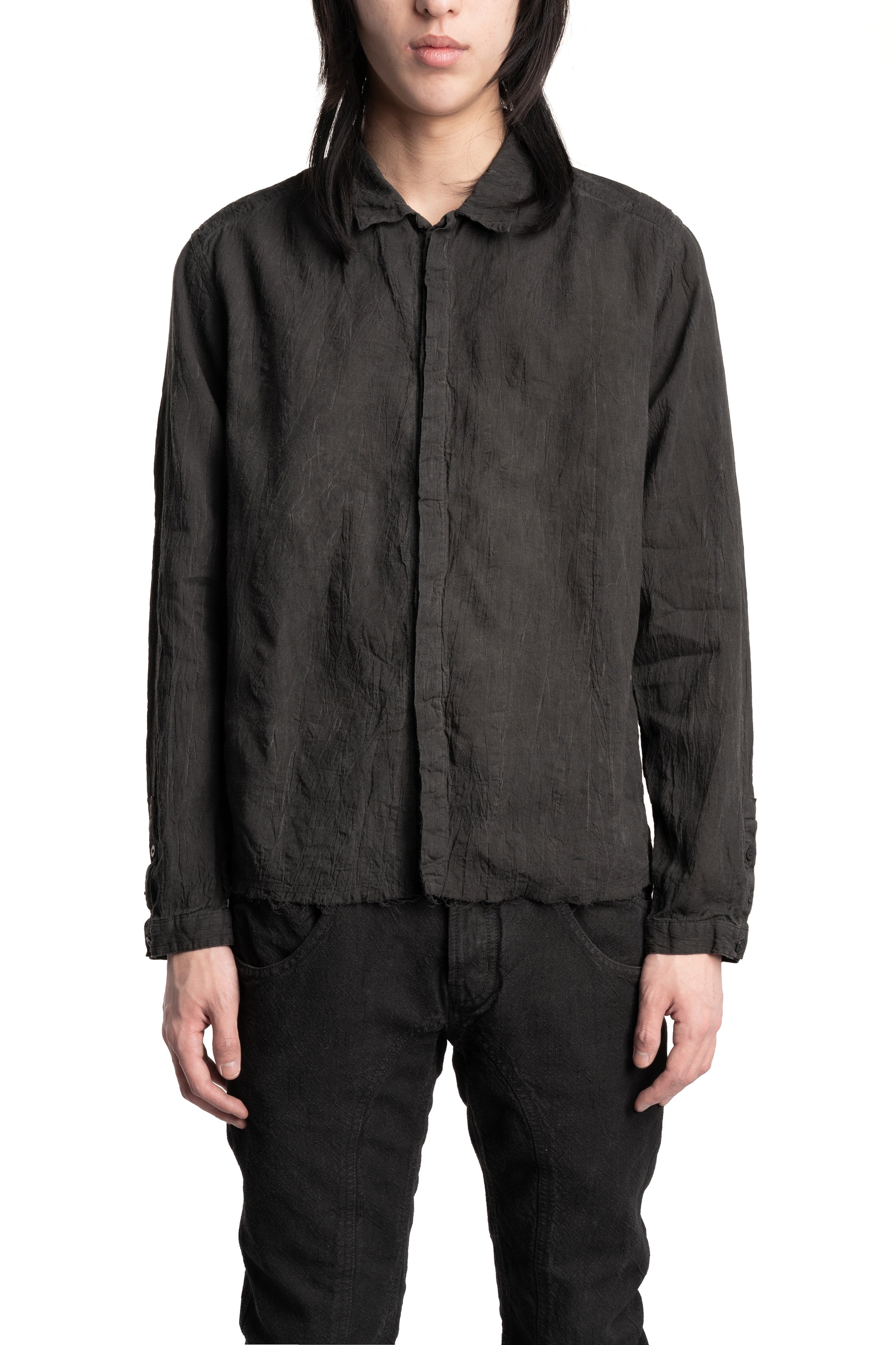 Blackmerle | SS26 - Ink-Dyed Voile Shirt, 261-M01-027OD – ORIMONO.eu