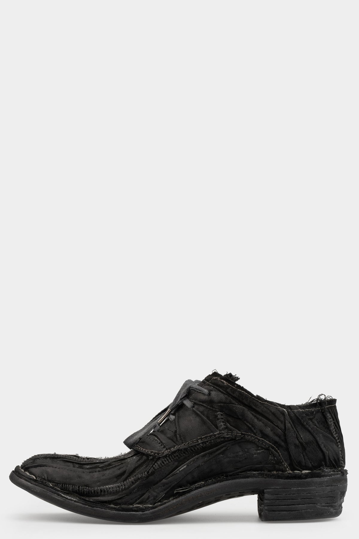 Botta-S | Layered waxed leather derbies