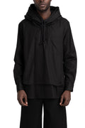 Comme des Garçons Homme Plus | SS26 - Hooded poplin cotton shirt, B019