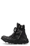 Culture Of Brave | High top melt sole laced wrap front sneakers MELM2W