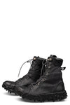 Culture of Brave | High top melt sole front zip sneakers, Coal MELH1W