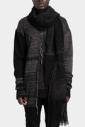 D-Hygen | AW25 - Patchwork scarf, ST109-0425A