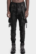 D.Hygen | AW25 Coated suspender cargo pants, ST107-0725A