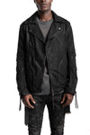 D.Hygen | SS26 - Stretch Denim Coated Double Riders Jacket ST104-0526S