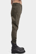 La Haine Inside Us | AW24 - Cotton twill skinny trousers, Military Green