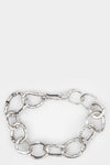 Chunky silver bracelet