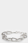 Chunky silver bracelet