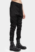 La Haine Inside Us | AW24 - Cotton twill skinny trousers, Black