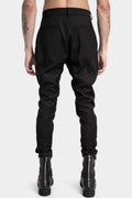 La Haine Inside Us | AW24 - Cotton twill skinny trousers, Black