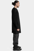 La Haine Inside Us | AW24 - Rib knitted front coated sweater