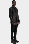 Incarnation | Hidden zip horse leather shirt jacket, 11-42007
