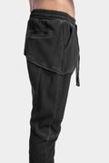 La Haine Inside Us | AW24 - Rib inserts cold dyed sweatpants