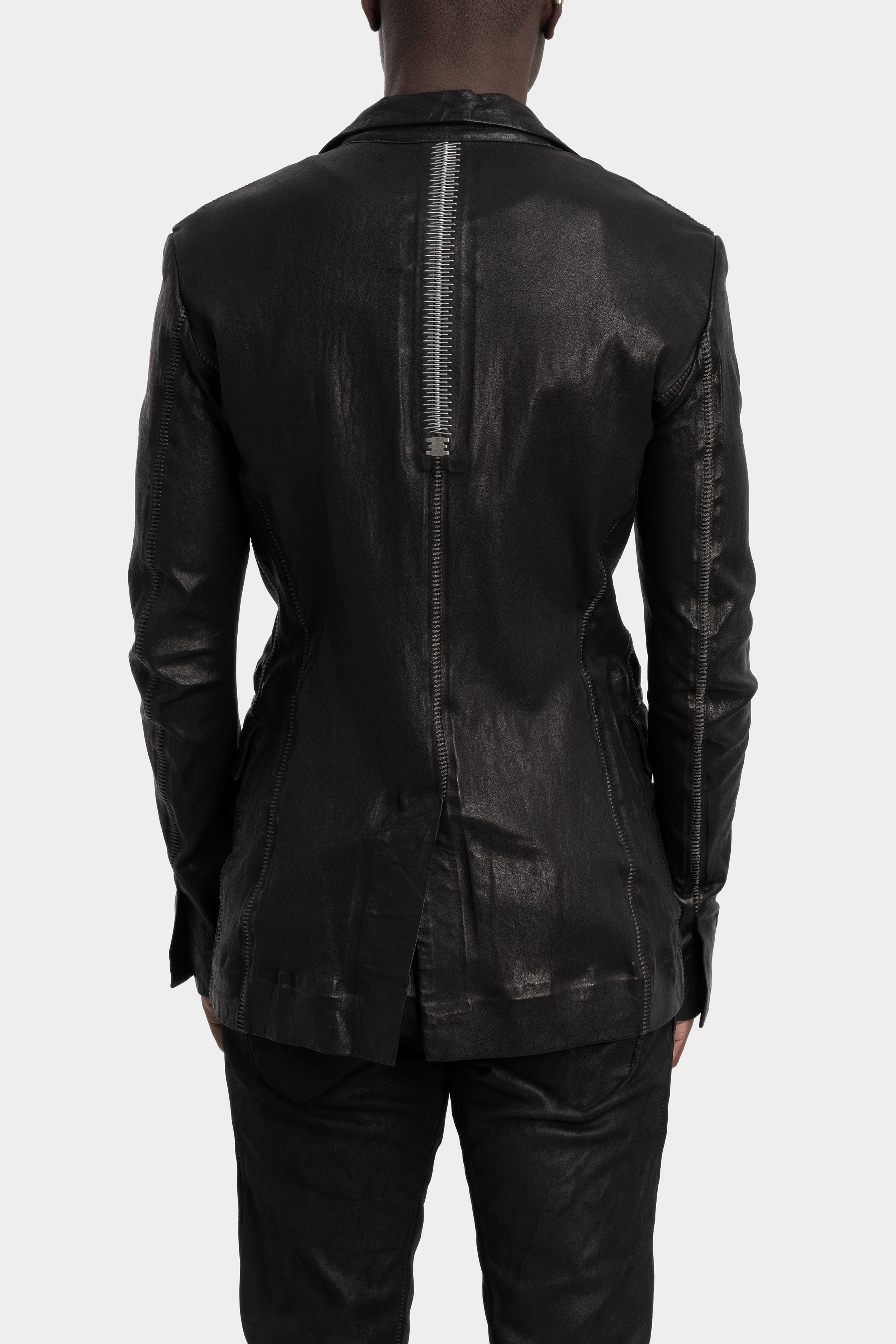 isaac sellam レザージャケット24fw aw Isaac Sellam | AW24/25 - Single button leather blazer, PIONNIER