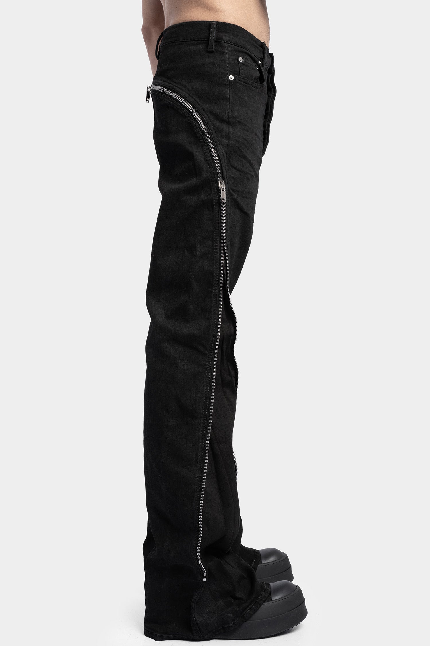 Rick Owens DRKSHDW Bolan Banana Cut Jeans Natural Men's