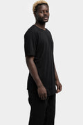 Staple spine detail t-shirt, Black