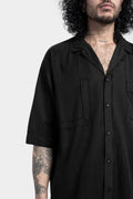 Andrea Ya'aqov | SS24 - Short sleeve shirt, Black
