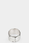 Enri Mars | TANKE Black diamonds large silver ring