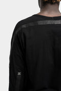 Stapled long sleeve t-shirt, Black