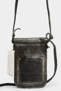 0-Hide | Snapped leather pouch