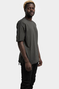 69 by Isaac Sellam | SS25 - Stapled cotton t-shirt, Cold-dyed grey