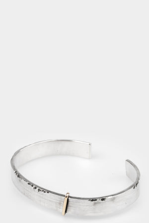 Gold taged silver cuff