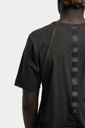 69 by Isaac Sellam | SS25 - Staple spine detail t-shirt, Plomb