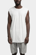 Staple spine sleeveless t-shirt, White