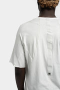 Staple spine detail raglan t-shirt, White