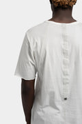 Staple spine detail t-shirt, White