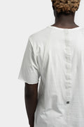 Staple spine detail t-shirt, White