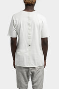 Staple spine detail t-shirt, White