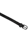 Salmon lined leather belt
