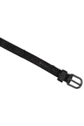 Salmon lined leather belt