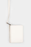 0-Hide | Leather neck wallet, F24W2 SNAP HOLDER, White