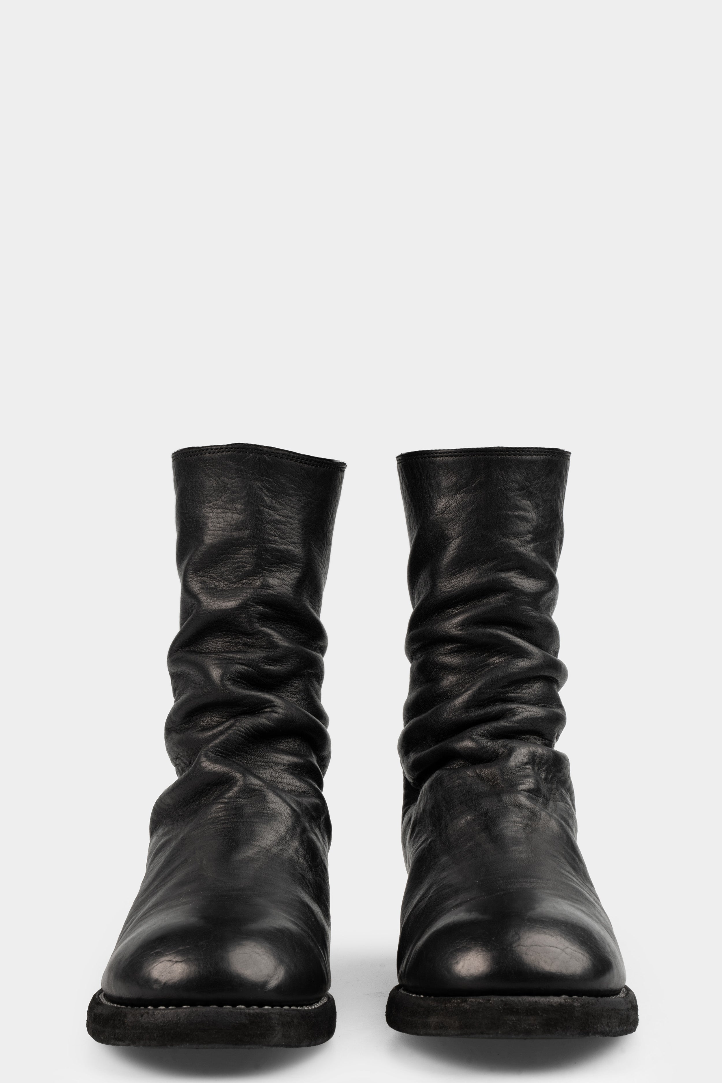 GUIDI 788ZX - Back zip leather boots, Black / Full Grain