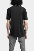 Revolver Atelier | Collar T-Shirt, Cold Dye Black