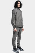 Cotton / Linen Bomber Jacket, Cold Dye Grey