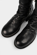 Side zip mid-top leather boots | 798LZX