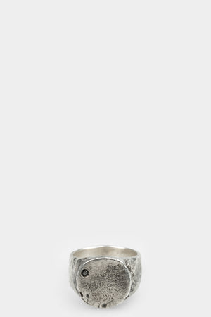 Enri Mars | Chess black diamond ring