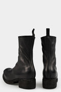 Front zip high top boots | PL2WZ (Double sole)